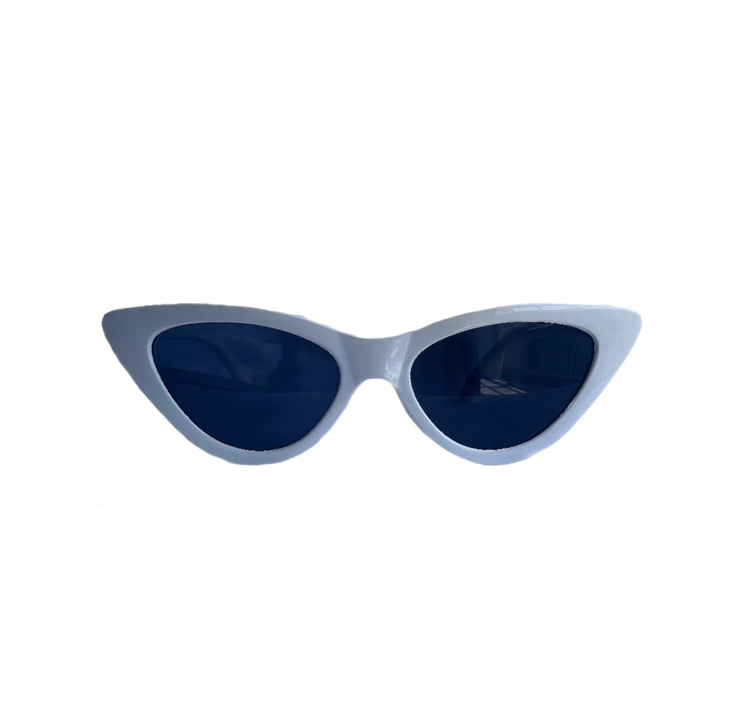 White Cat Eye Sunnies