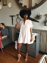 Load image into Gallery viewer, Oversized Gray T-Shirt Dress
