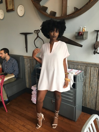 Oversized Chiffon T-shirt Dress