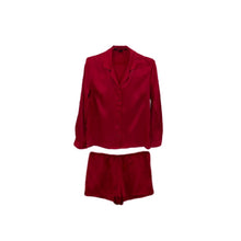 Load image into Gallery viewer, Victoria&#39;s Secret Red Satin Short PJ Set
