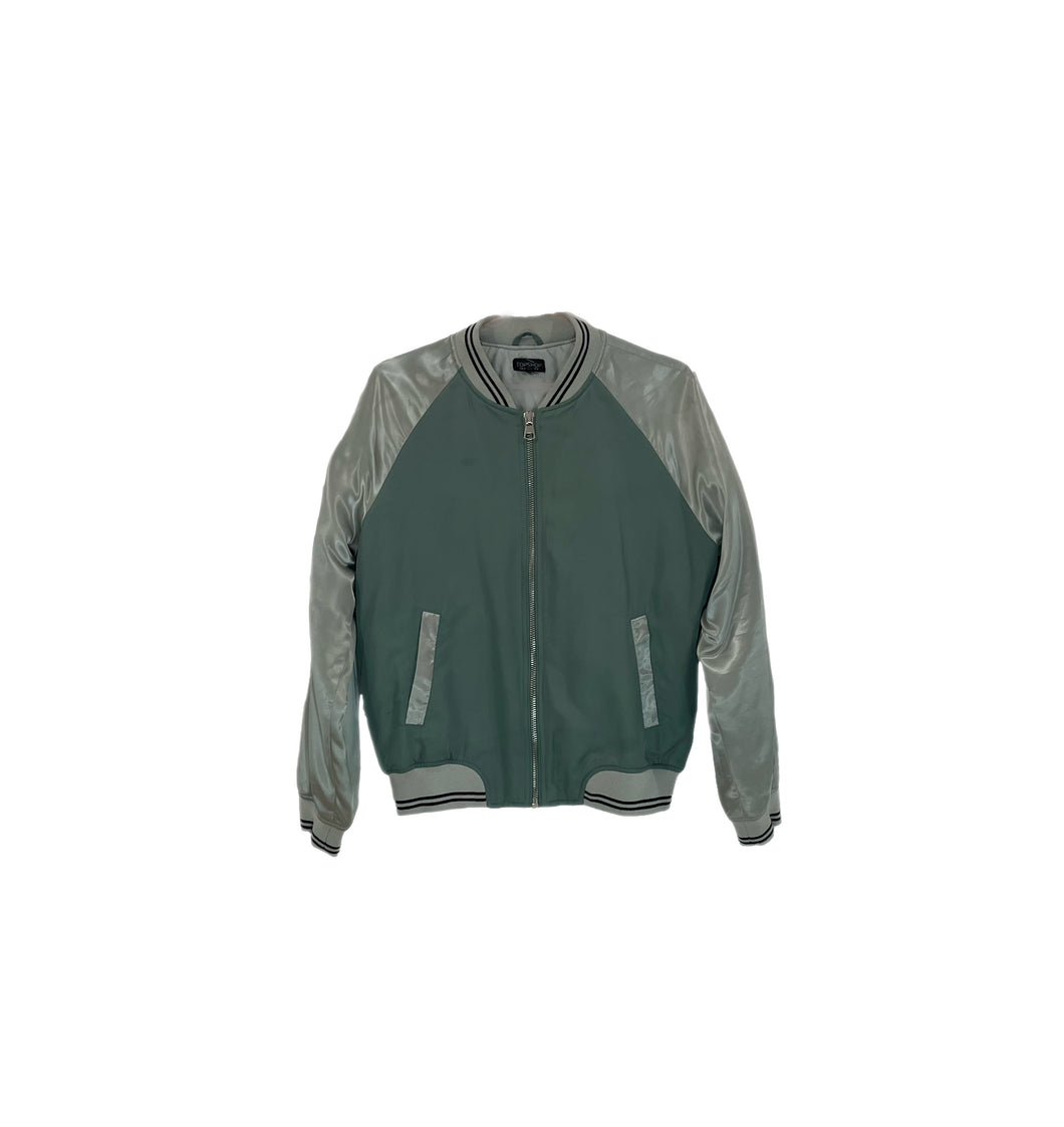 Metallic Green Track Jacket