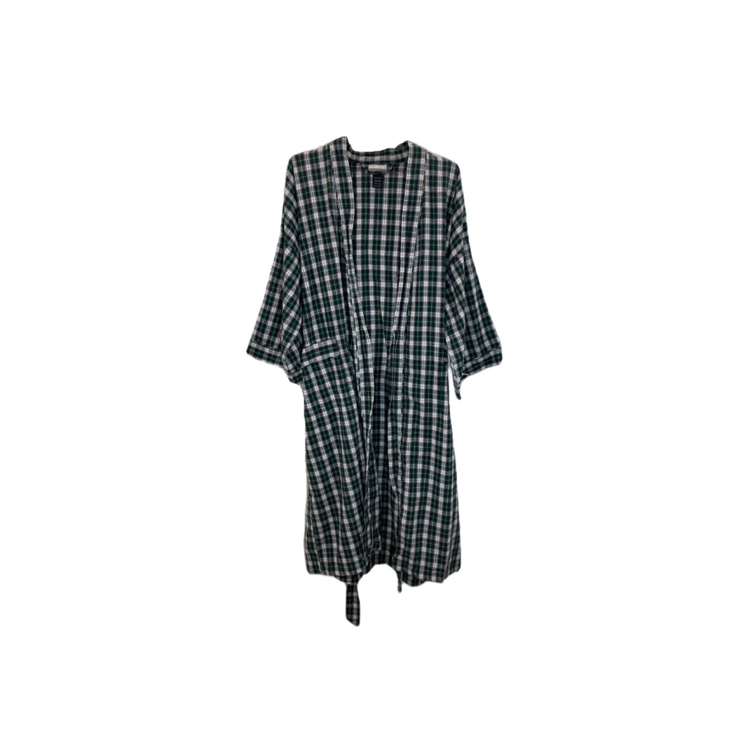 Perry Ellis Plaid Lounge Robe